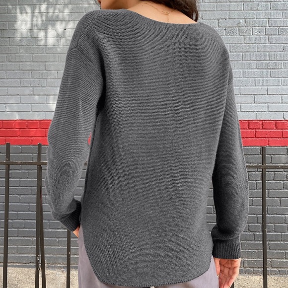 Aritzia Wilfred Free Dark Grey Wolter Knit size xxs - Picture 3 of 6